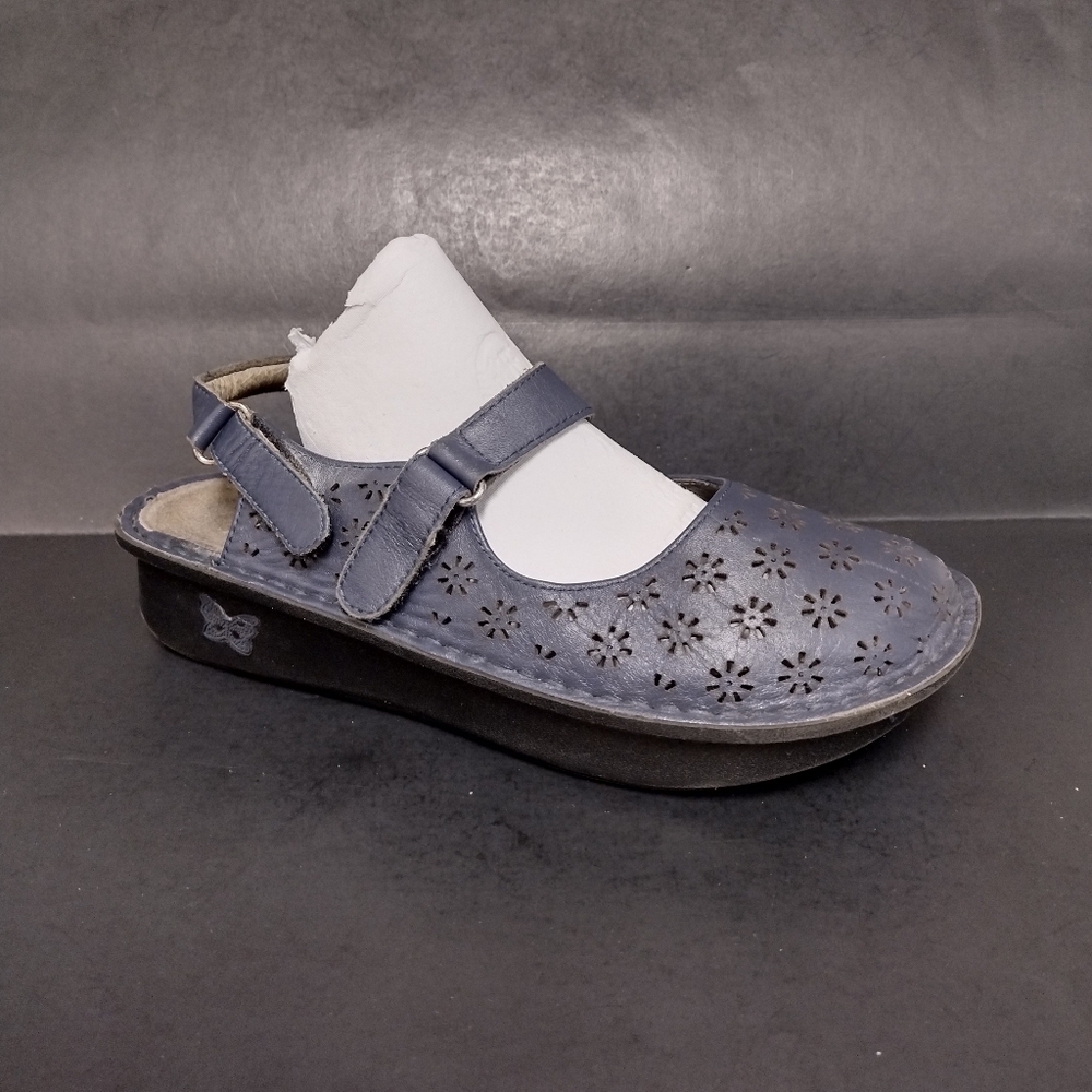 - ALEGRIA - WOMEN'S LEATHER SANDALS SIZE : 9 ( 39 ) - Picture 3 of 8